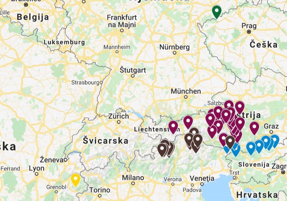 Karta skijanja
